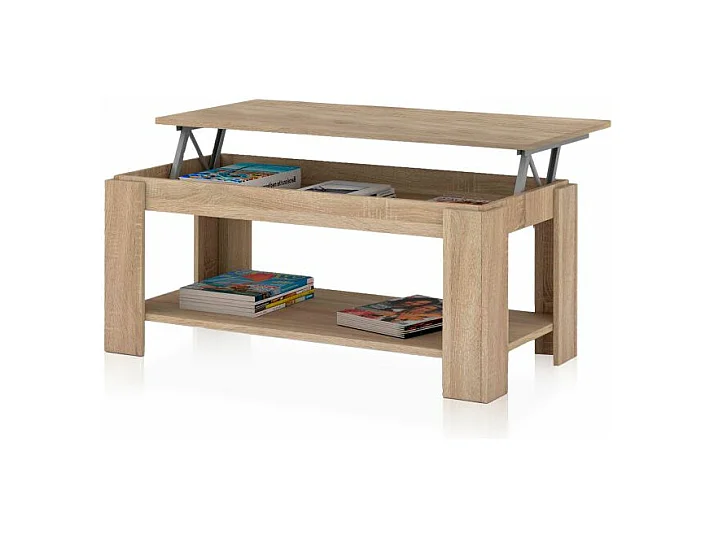 Mesa de centro elevable Ambit Roble Canadian