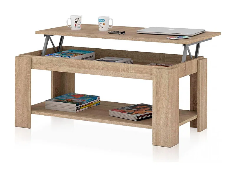 Mesa de centro elevable Ambit Roble Canadian