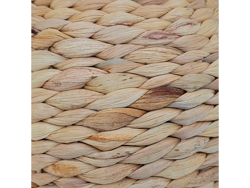 Lampe à Poser Boule en Jacinthe "Sand" 37cm Naturel