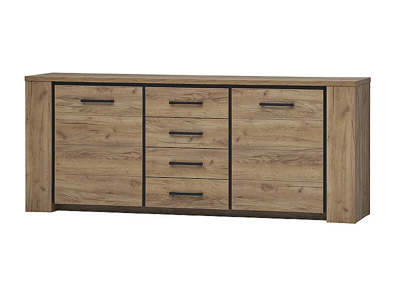 Buffet 2 portes 4 tiroirs Lio