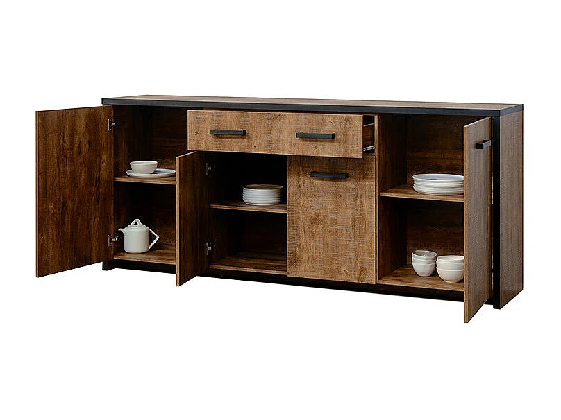 Buffet 4 portes 1 tiroir Emie