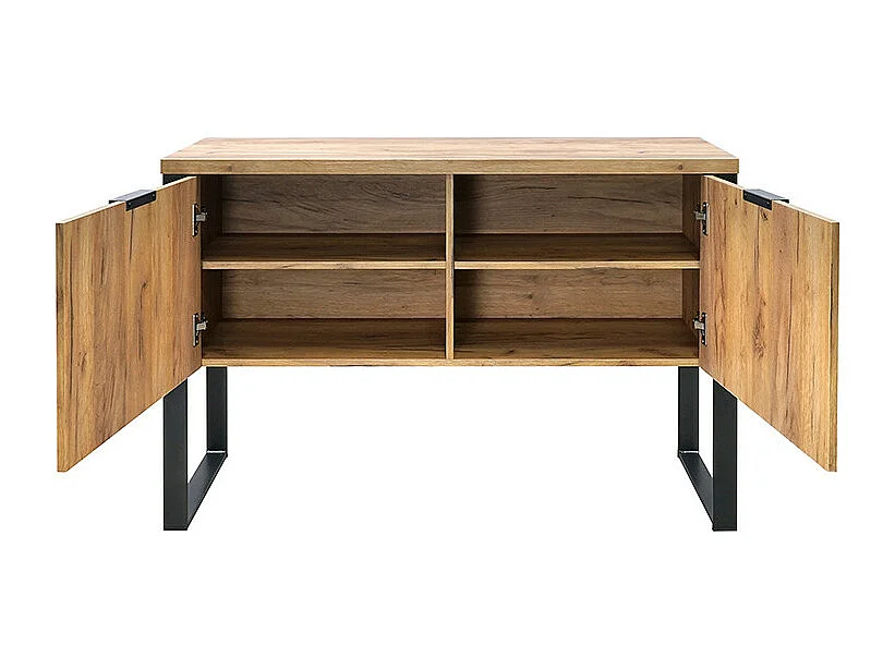 Buffet 2 portes pieds métal Ron