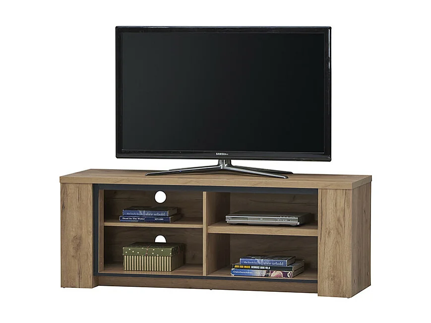 Meuble TV 1 porte 2 niches Lio