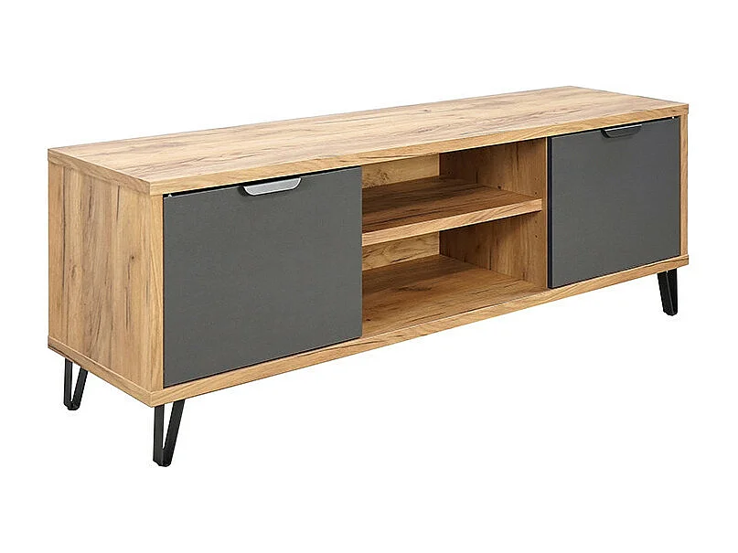 Meuble TV 2 portes 2 niches Harry
