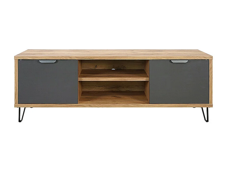 Meuble TV 2 portes 2 niches Harry