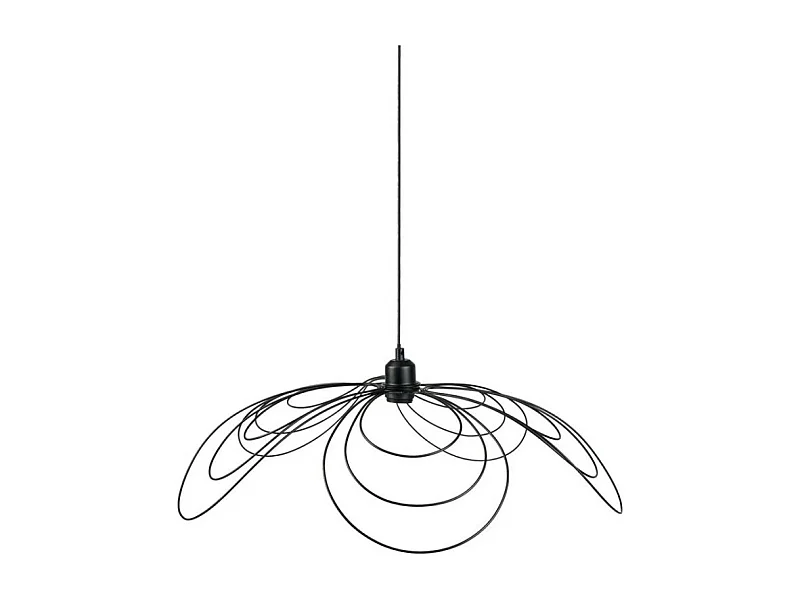 Suspension filaire D70 métal Margaux noir Ostaria