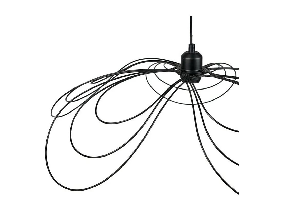 Suspension filaire D70 métal Margaux noir Ostaria