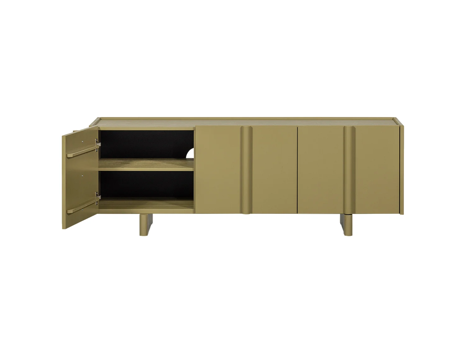Meuble tv 3 portes en pin BASU