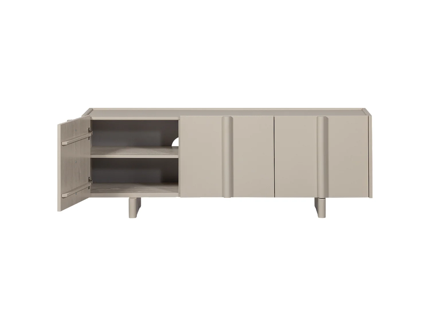 Meuble tv 3 portes en pin BASU