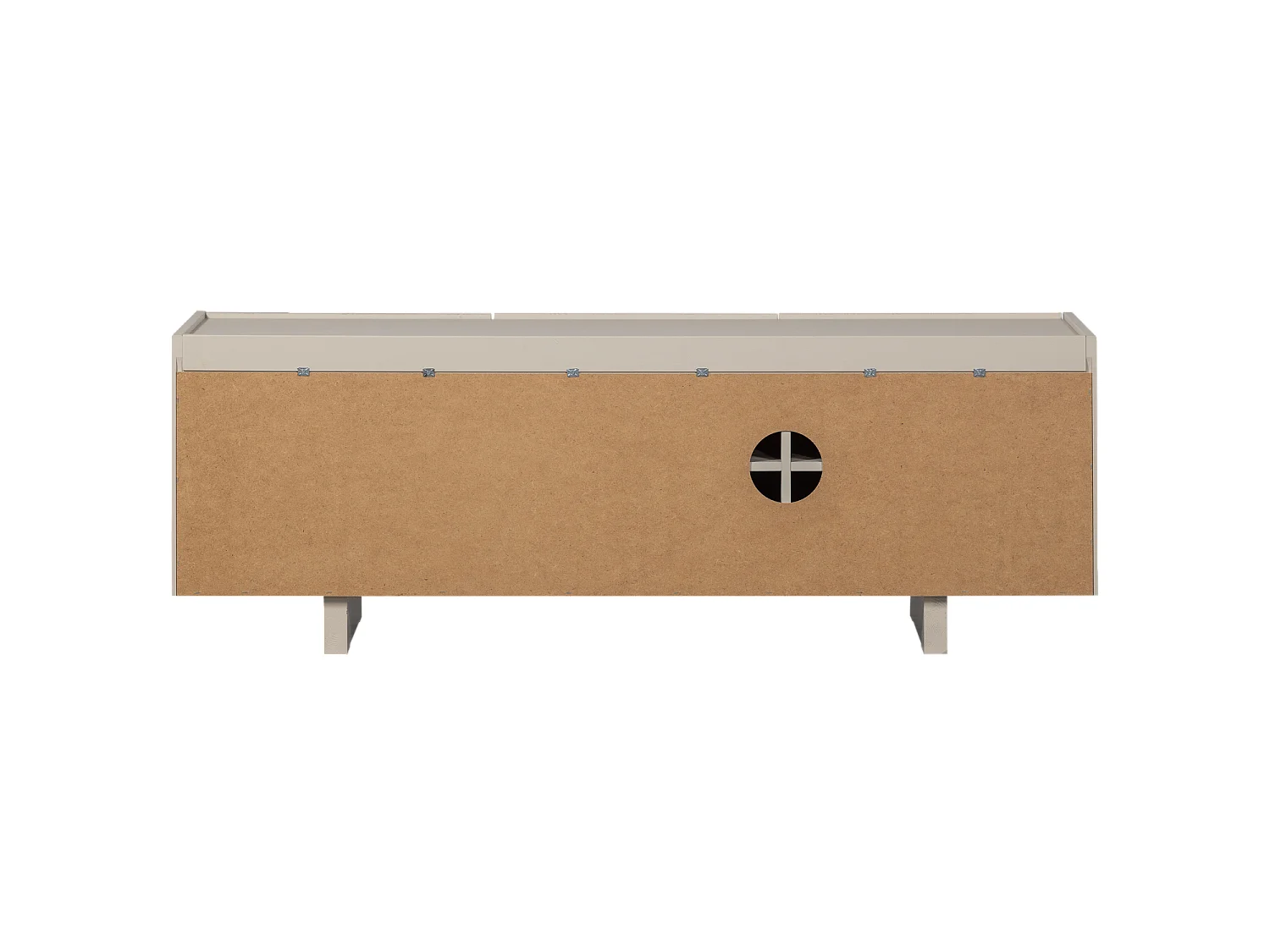 Meuble tv 3 portes en pin BASU