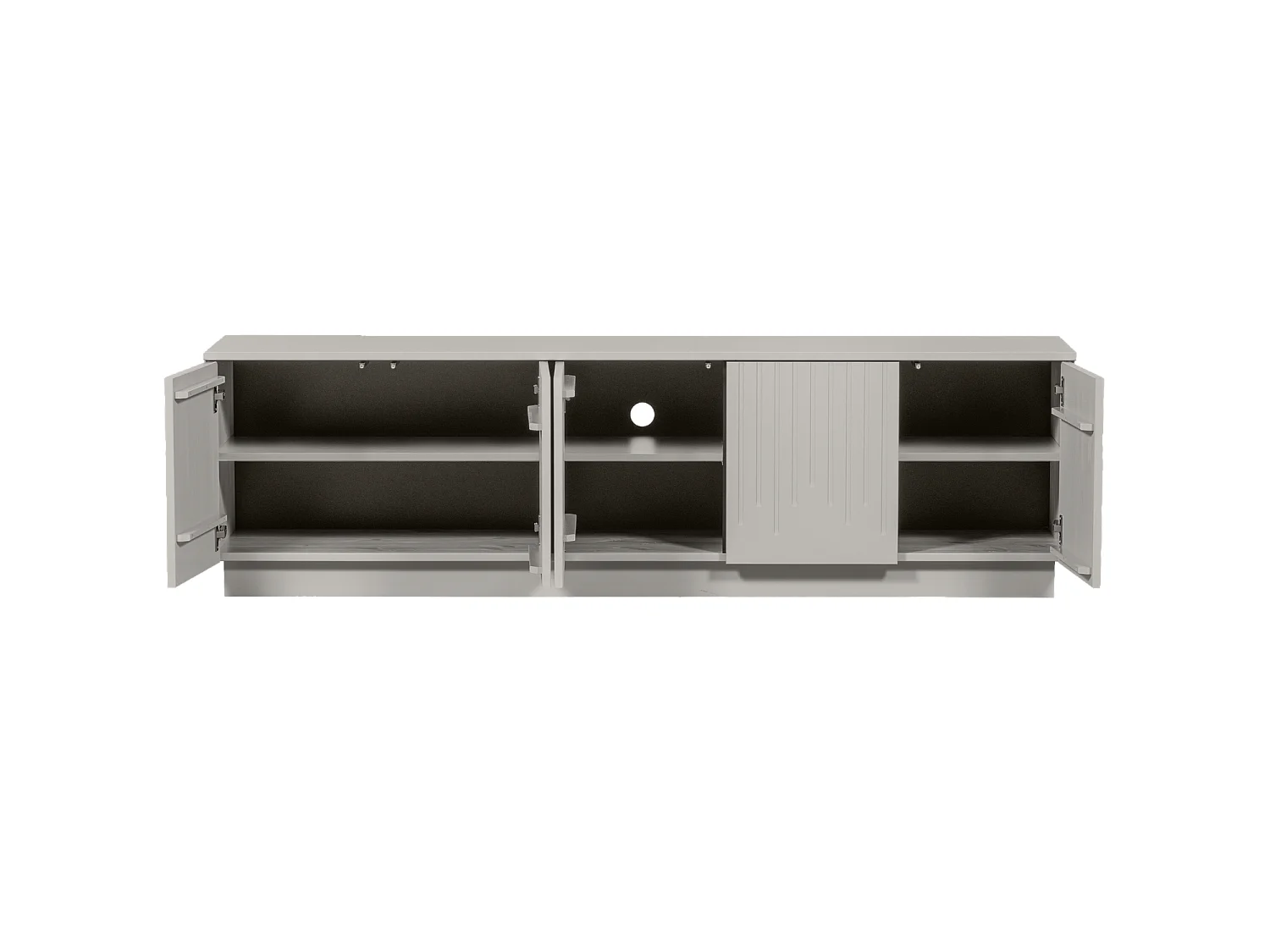 Meuble tv 4 portes en pin PENCIL
