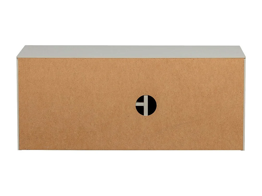 Settle down - Meuble TV 2 portes en bois L108cm - Grège