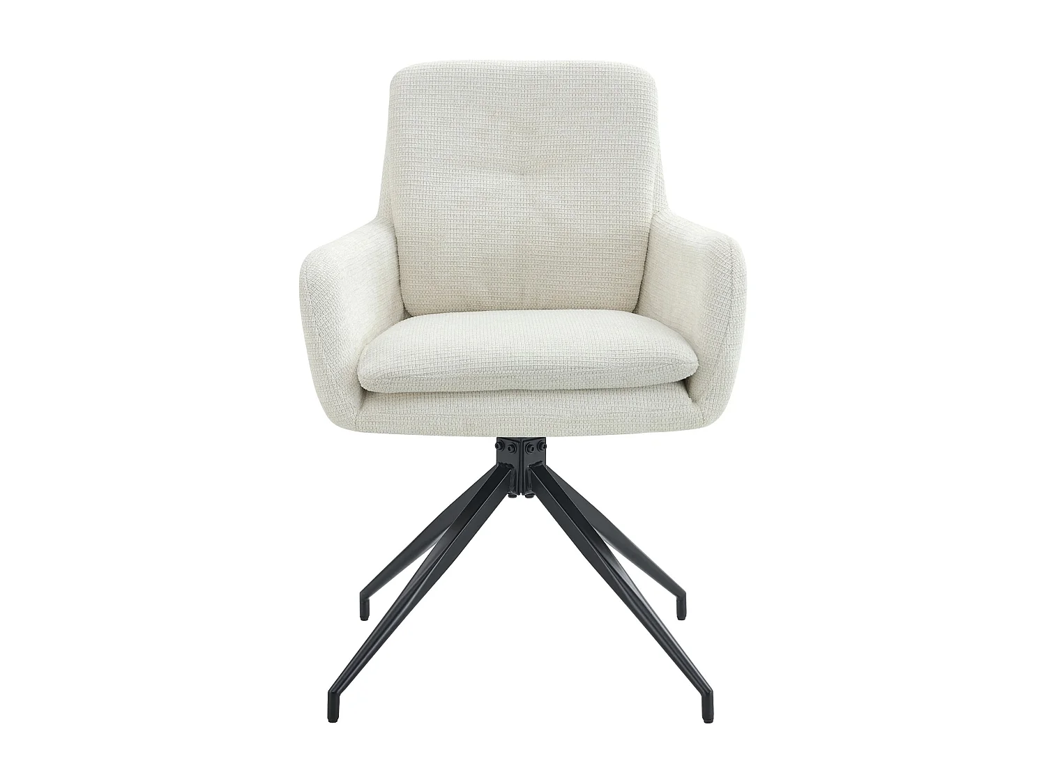 chaise salle à manger - Tissu - Crème - Pickett