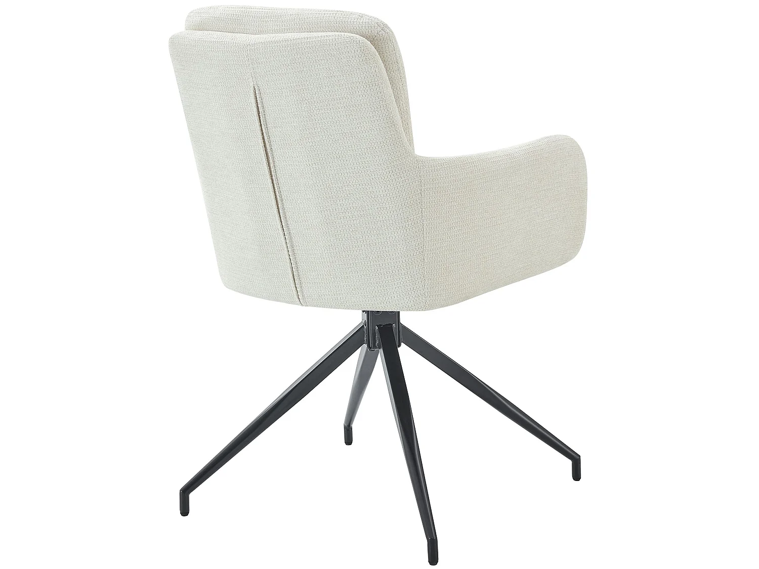 chaise salle à manger - Tissu - Crème - Pickett