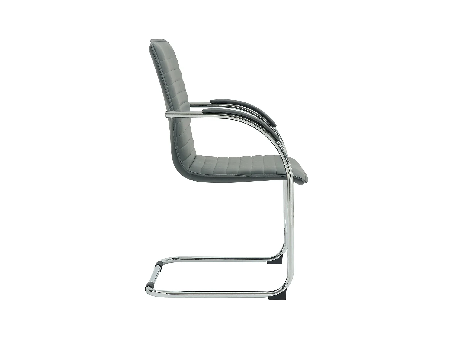 chaises oscillantes - Similicuir - Gris - Tira