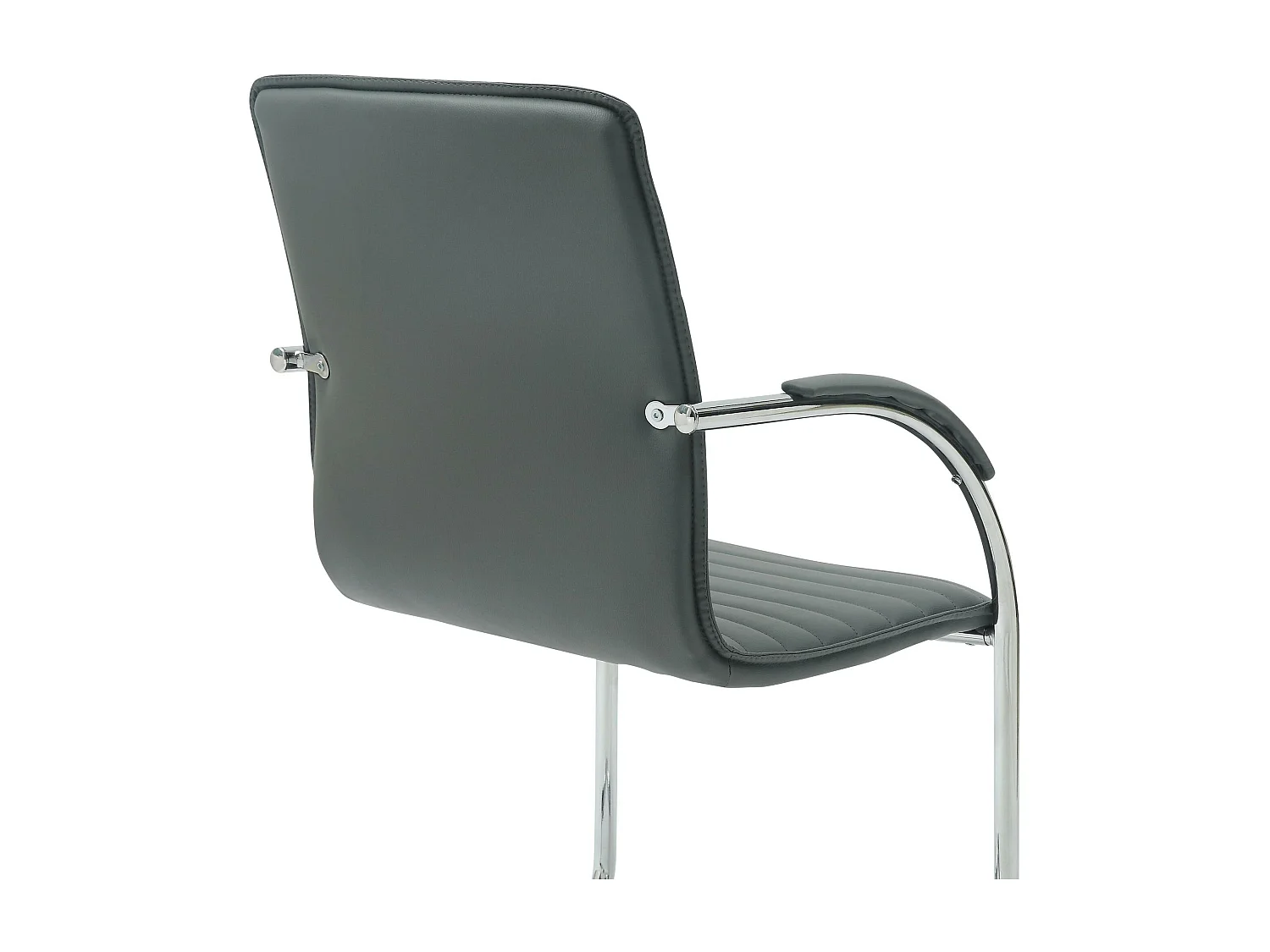 chaises oscillantes - Similicuir - Gris - Tira