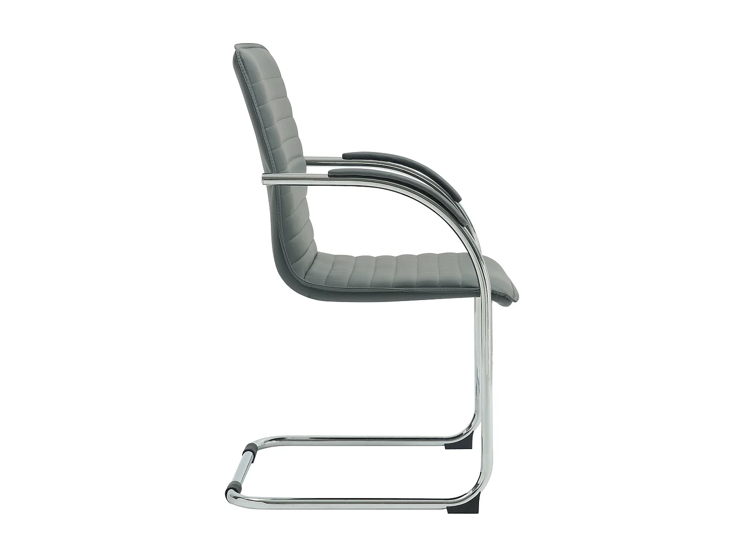 chaises oscillantes - Similicuir - Gris - Tira