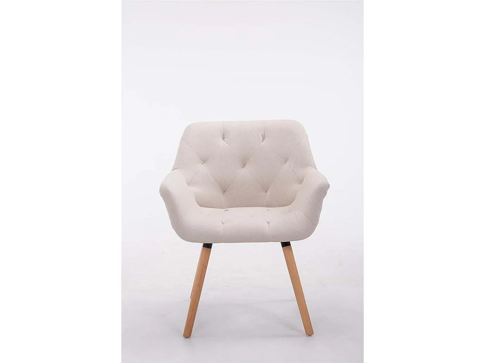 chaises avec accoudoirs - Tissu & Nature - Beige - Cassidy