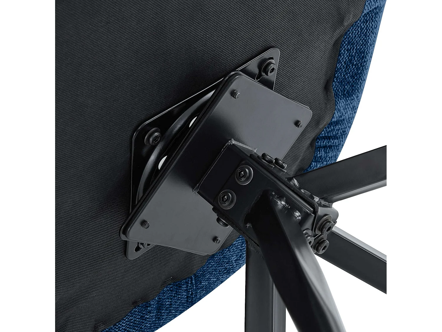 chaise salle à manger - Tissu - Bleu - Somers