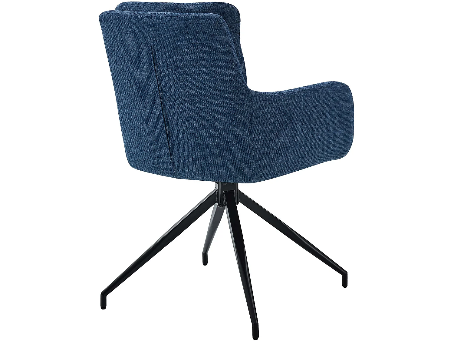 chaise salle à manger - Tissu - Bleu - Somers