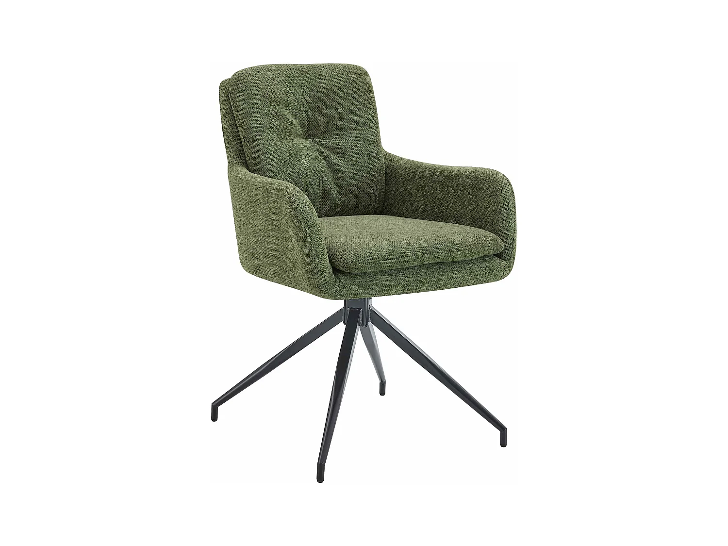 chaise salle à manger - Tissu - Vert - Pickett