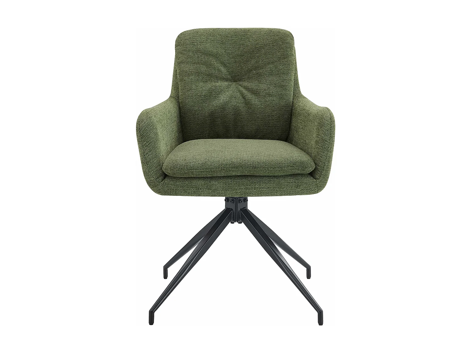 chaise salle à manger - Tissu - Vert - Pickett