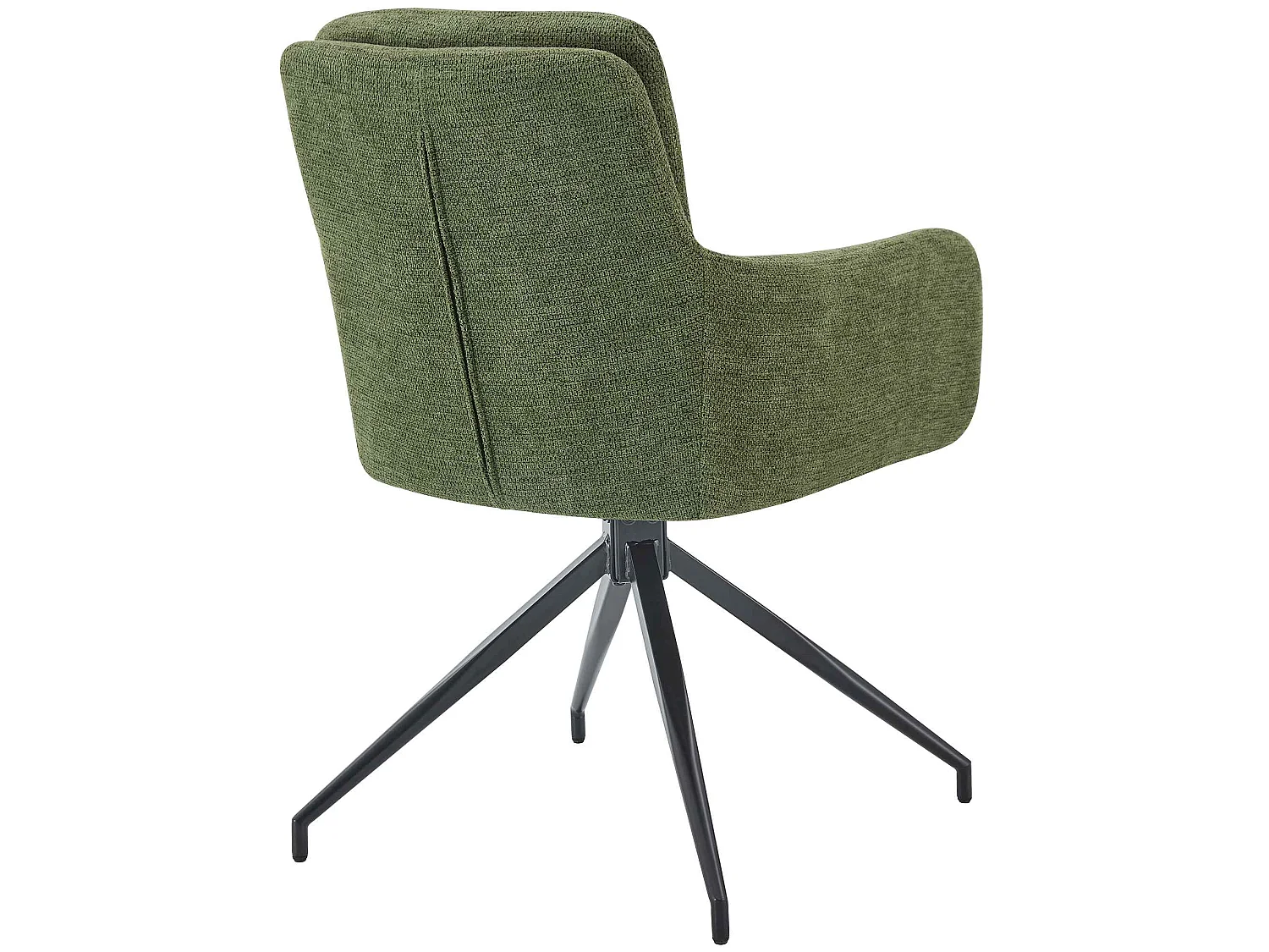 chaise salle à manger - Tissu - Vert - Pickett