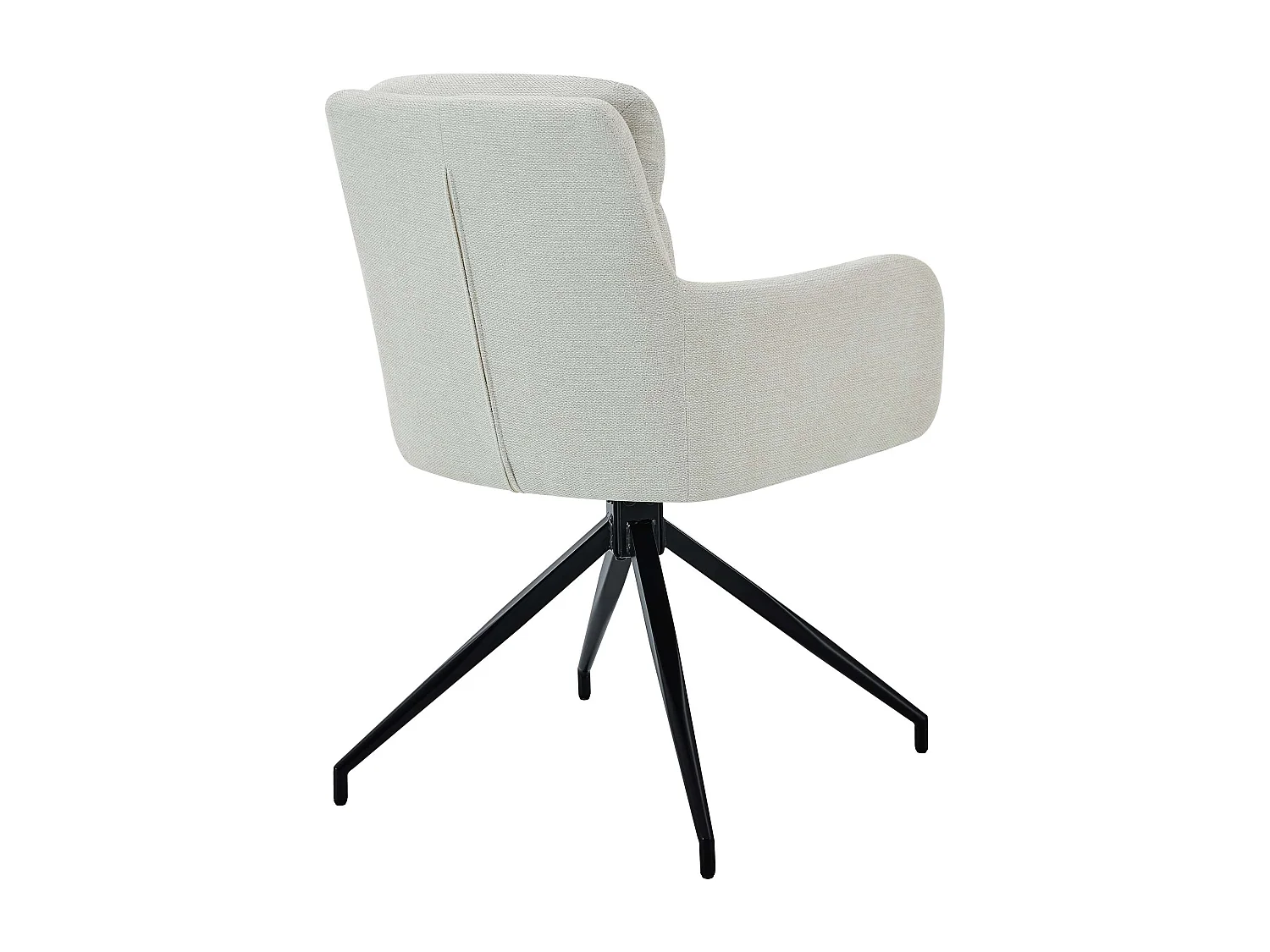 chaise salle à manger - Tissu - Crème - Somers