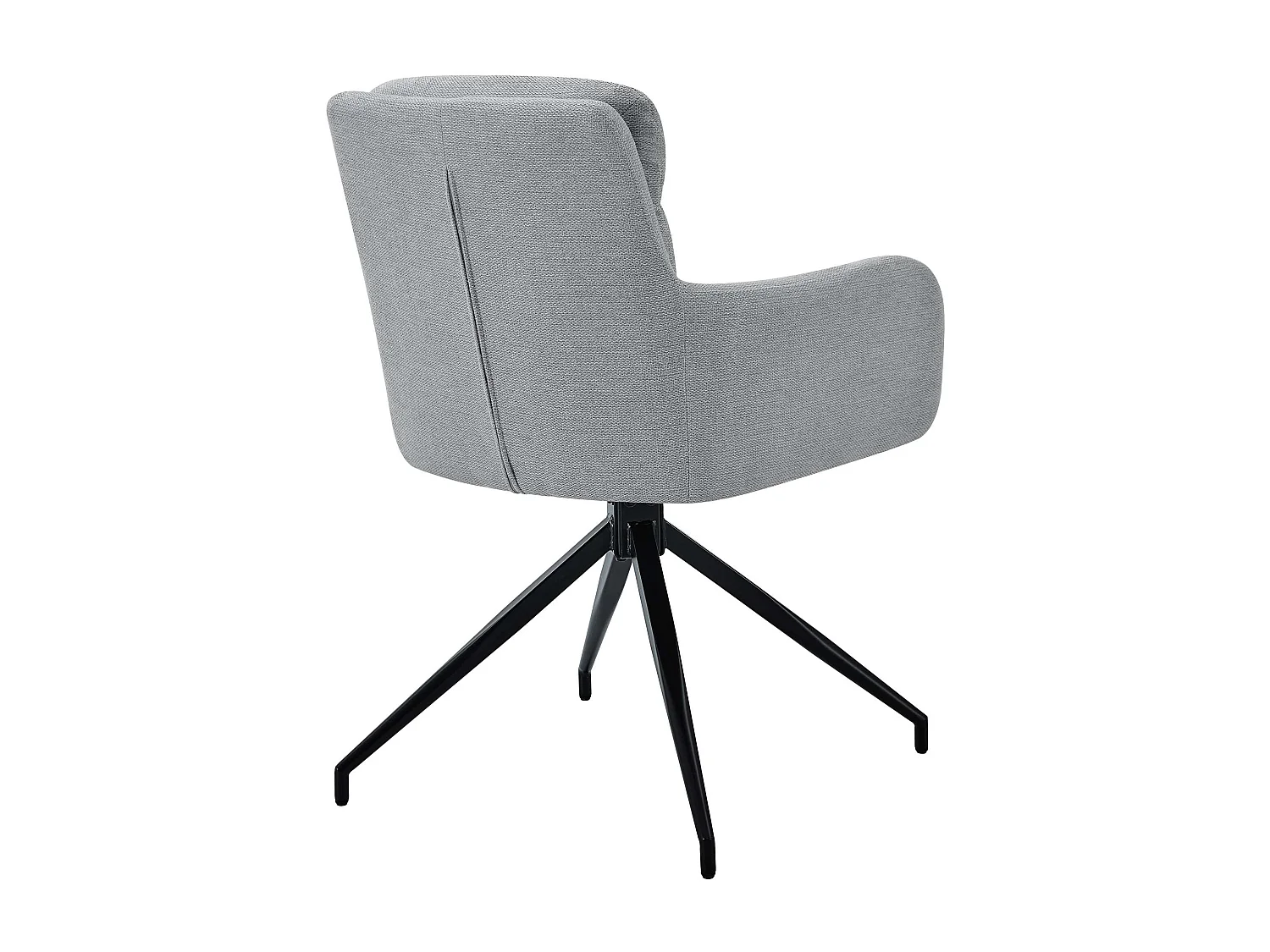 chaise salle à manger - Tissu - Gris clair - Somers