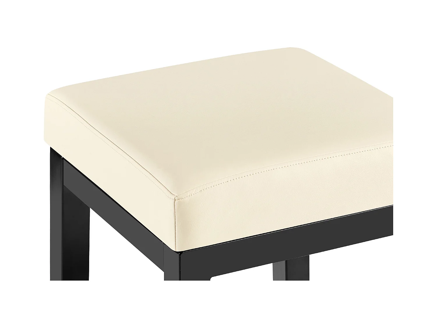 Tabouret de bar - Similicuir - Crème - Taylor B80