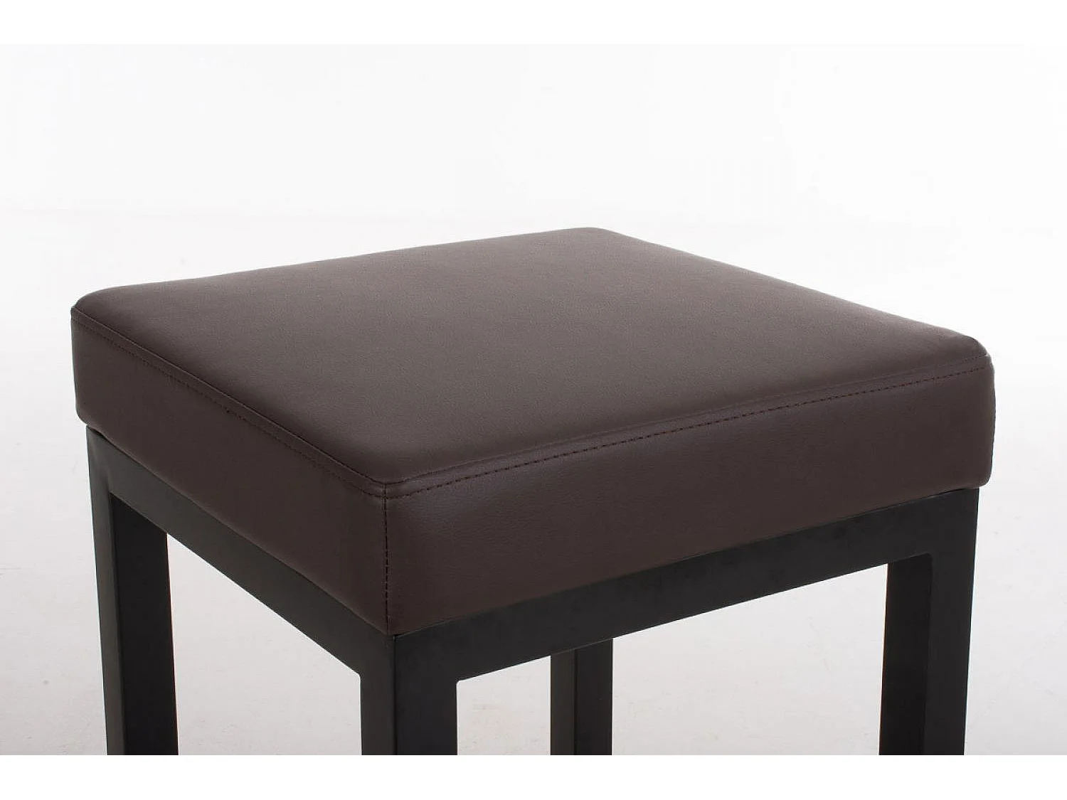 Tabouret de bar - Similicuir - Marron - Taylor B80