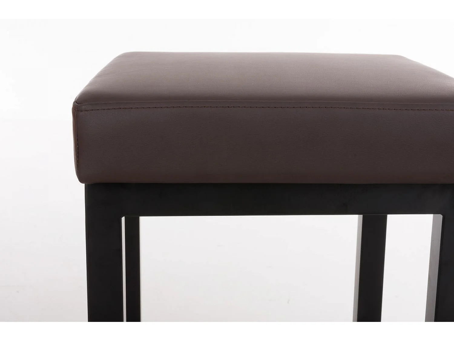 Tabouret de bar - Similicuir - Marron - Taylor B80