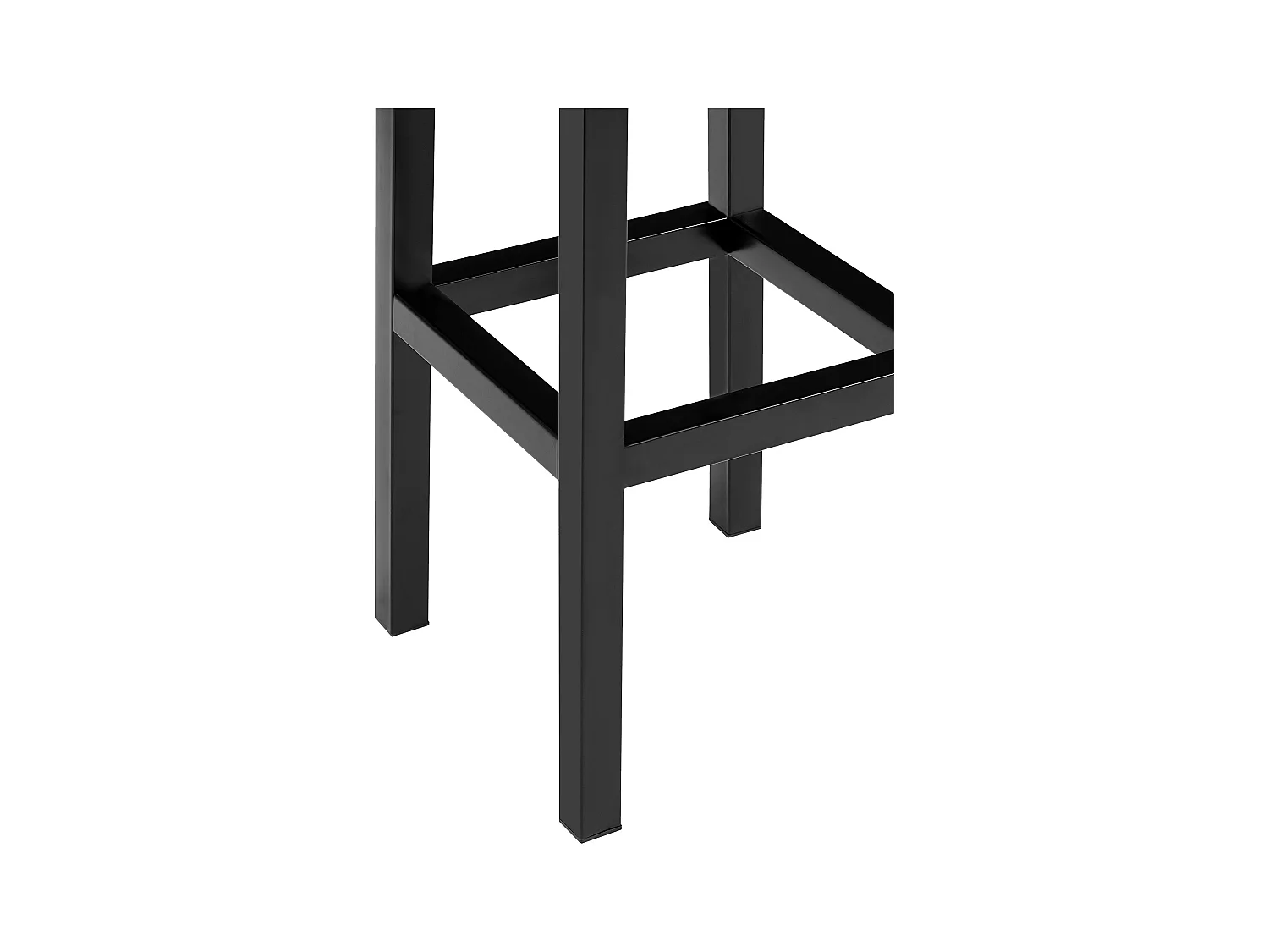 Tabouret de bar - Similicuir - Gris - Taylor B80