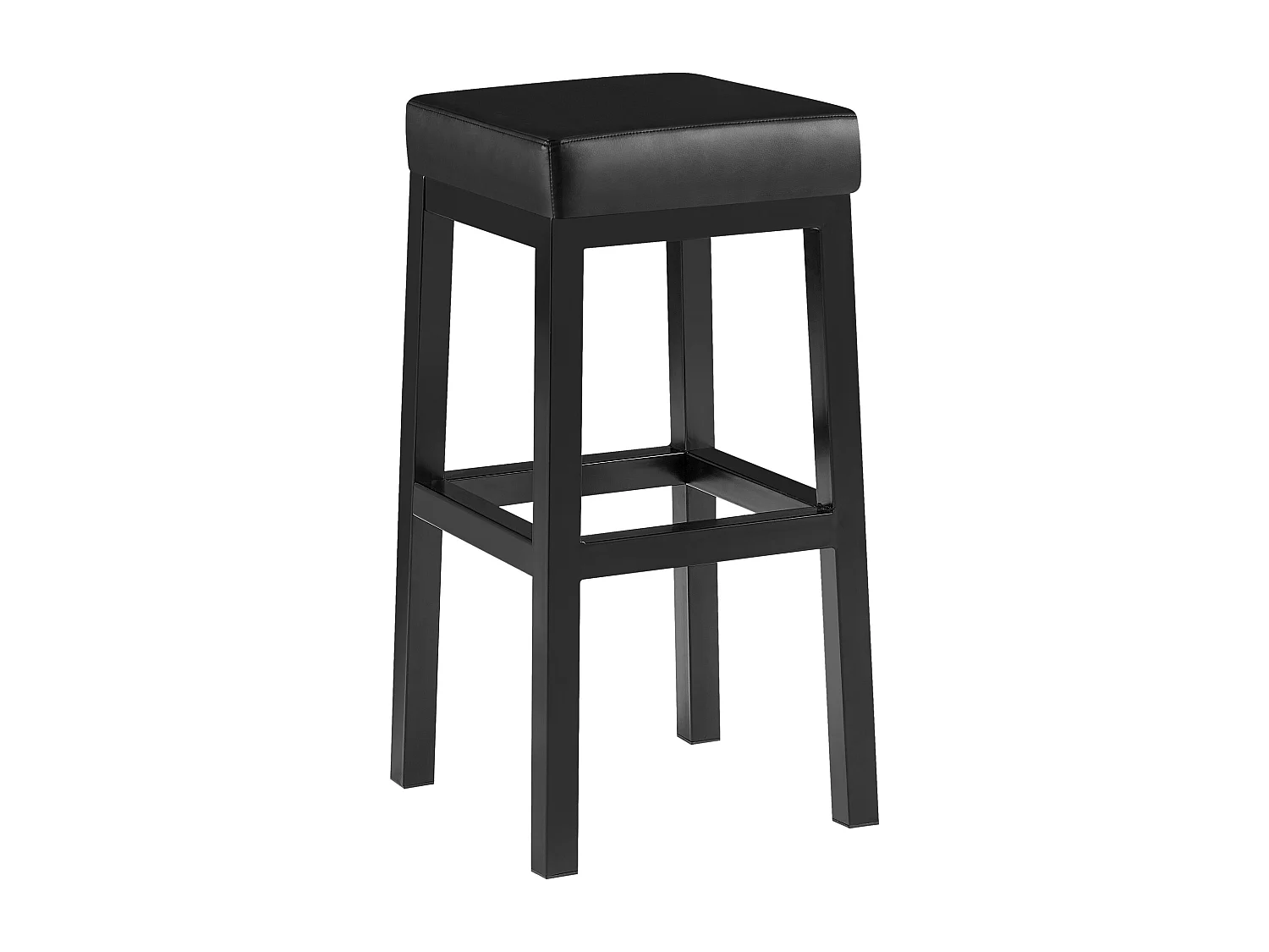 Tabouret de bar - Similicuir - Noir - Taylor B80