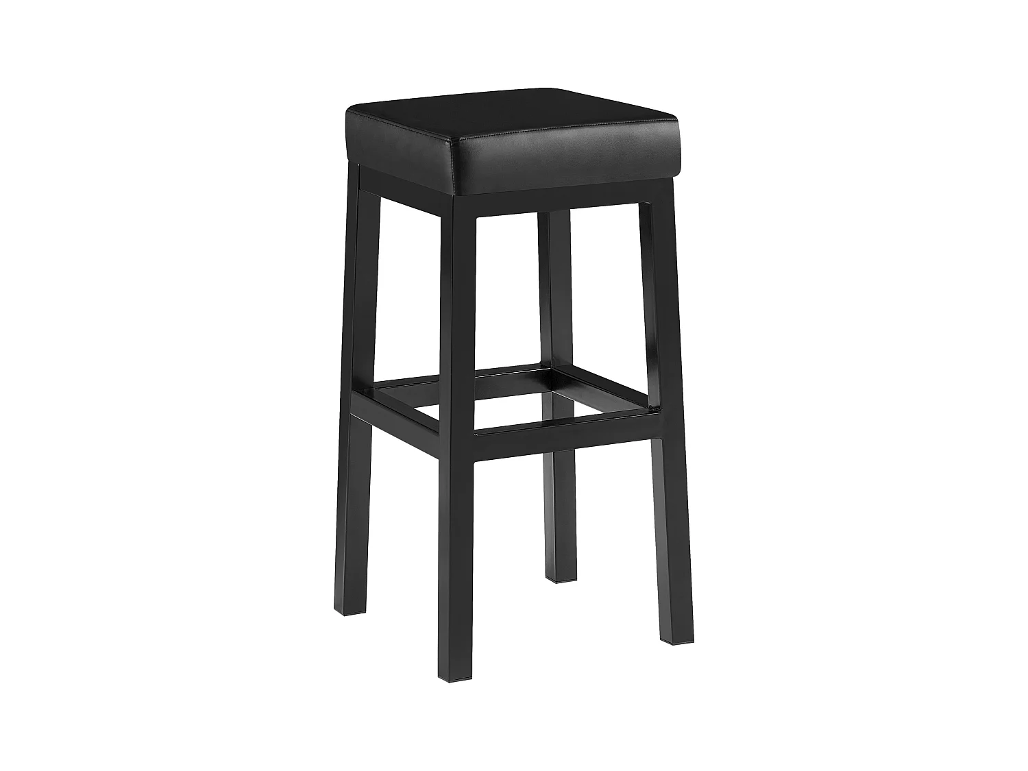 Tabouret de bar - Similicuir - Noir - Taylor B80