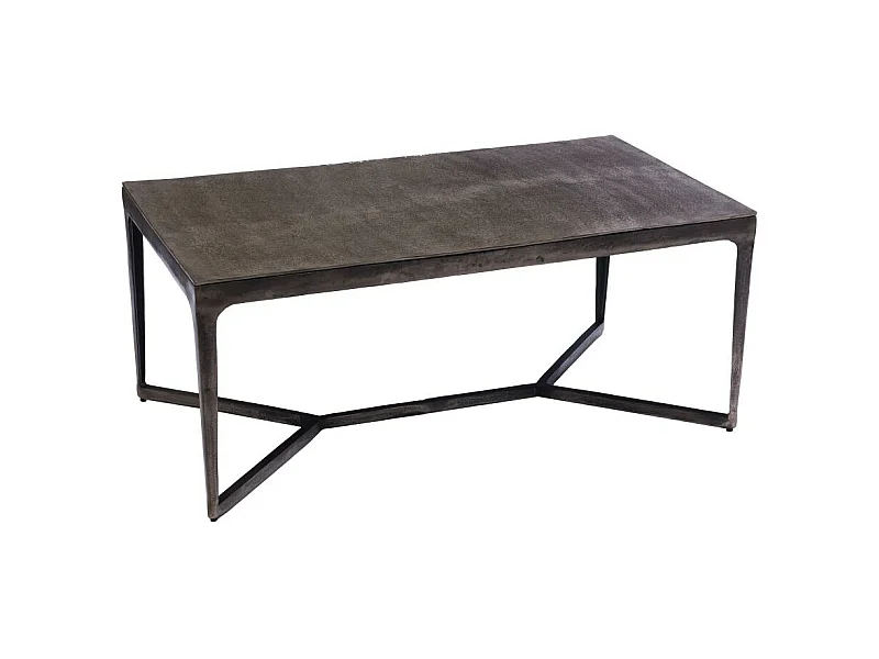 Table basse en aluminium
