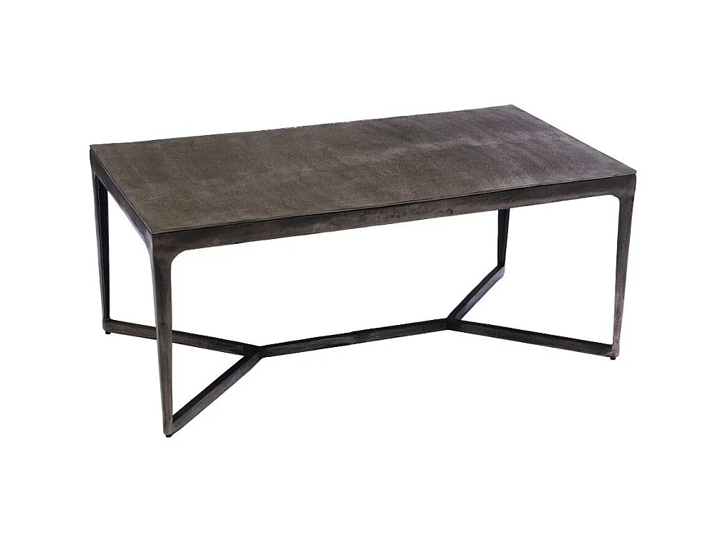 Table basse en aluminium