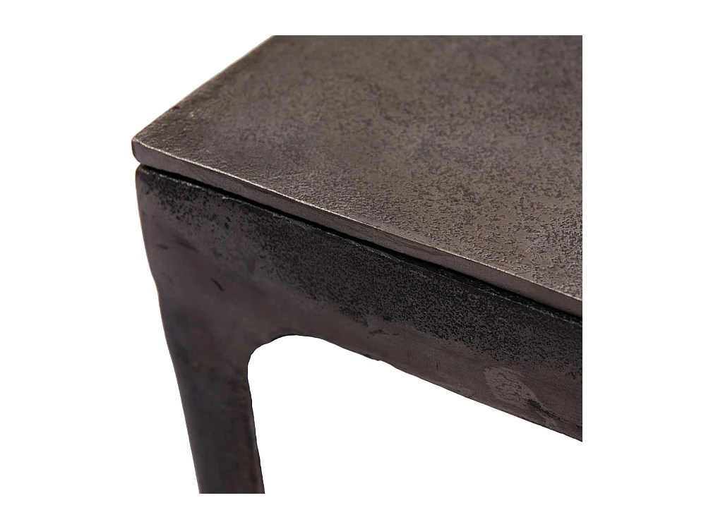 Table basse en aluminium