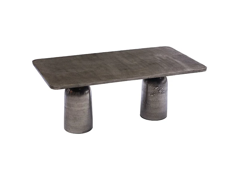 Table basse Totem aluminium