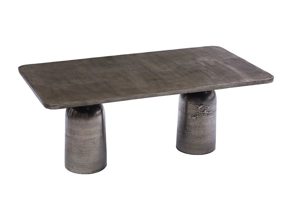 Table basse Totem aluminium