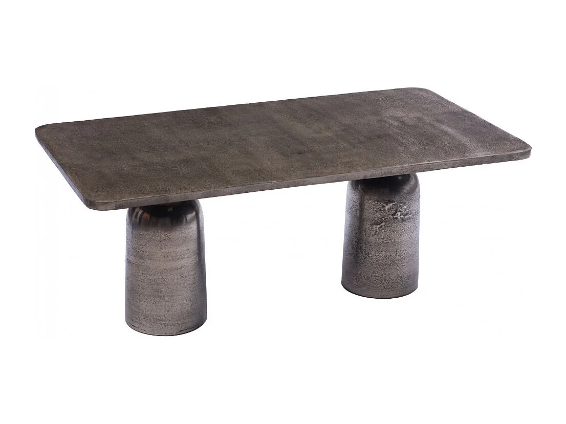 Table basse Totem aluminium