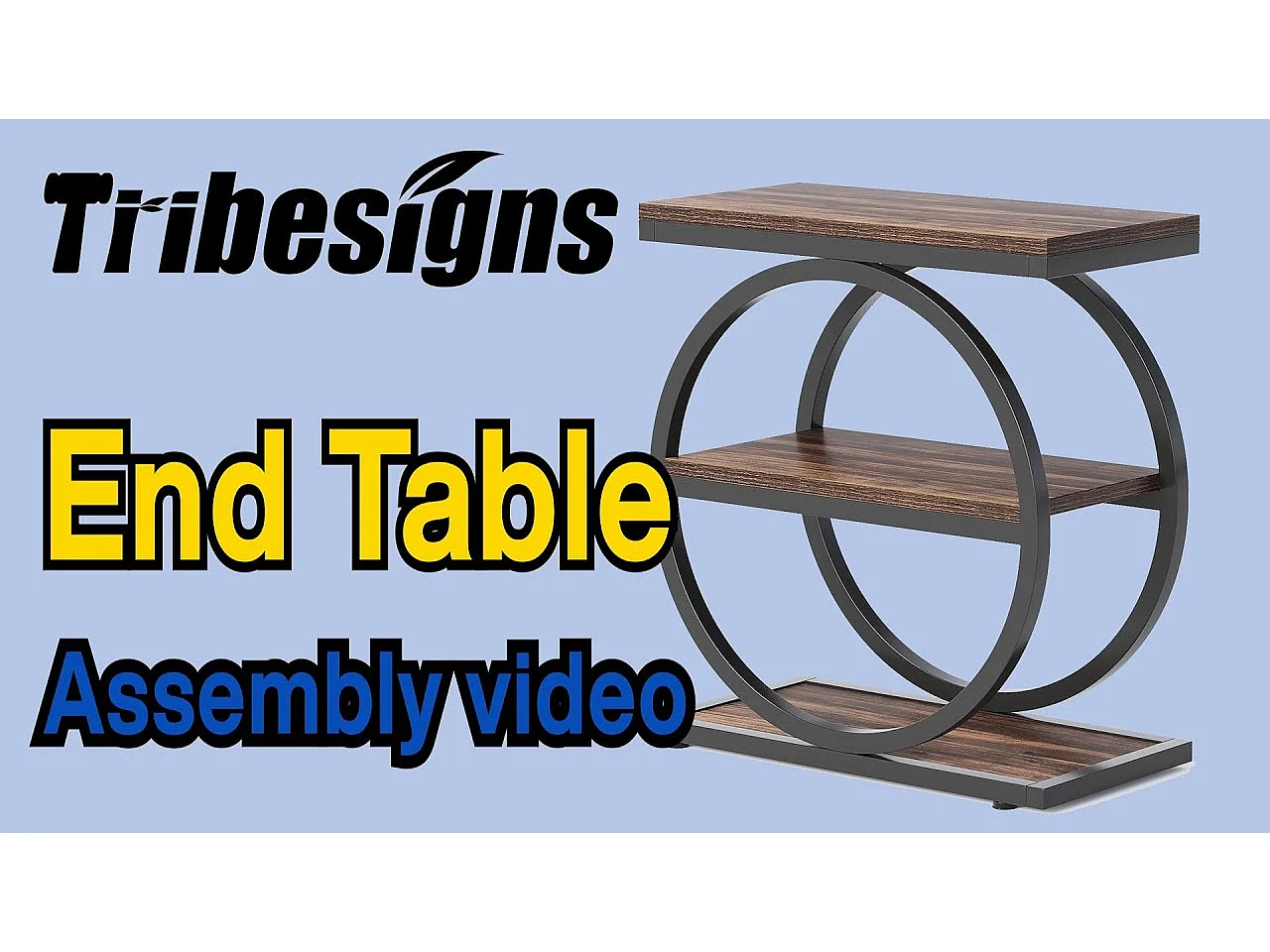 Table d'appoint étroite à 3 Niveaux, Table de Salon en Bois avec Cadre en métal Noir, Table Basse Industrielle pour canapé