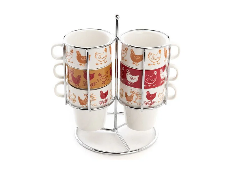 Coffret de 6 tasses expresso Maggie