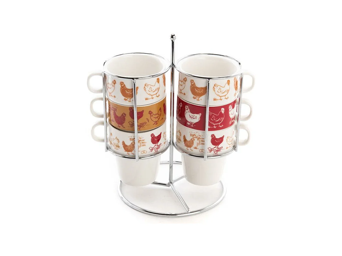Coffret de 6 tasses expresso Maggie