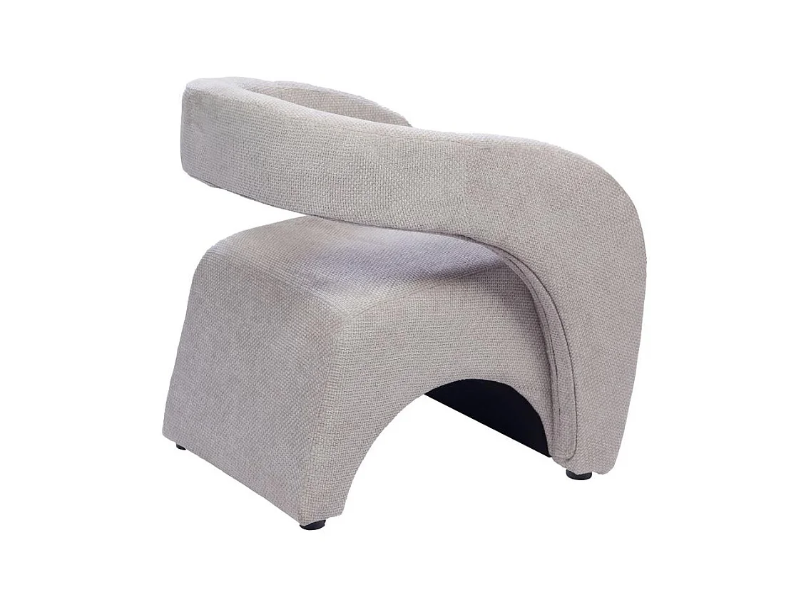 Fauteuil Barney gris clair