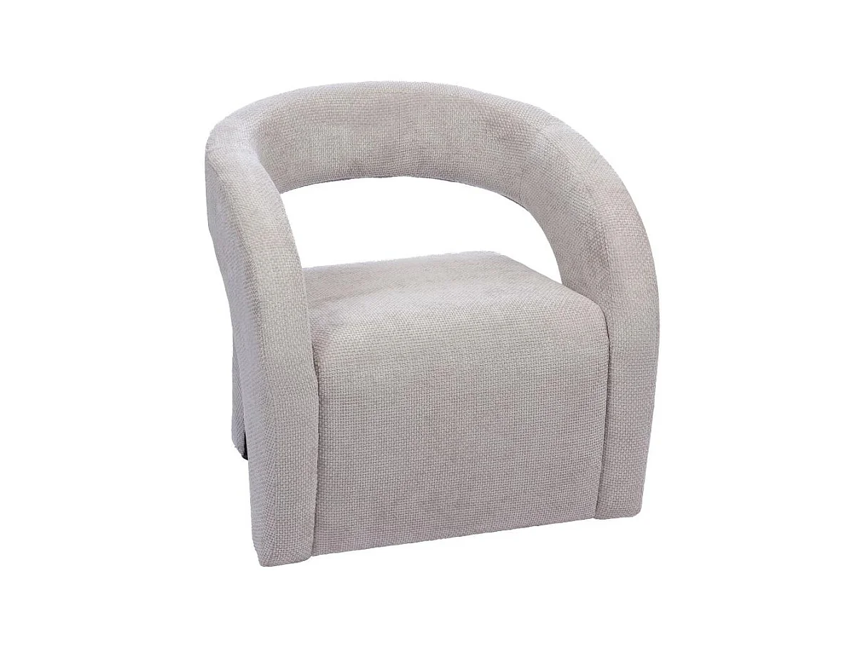Fauteuil Barney gris clair