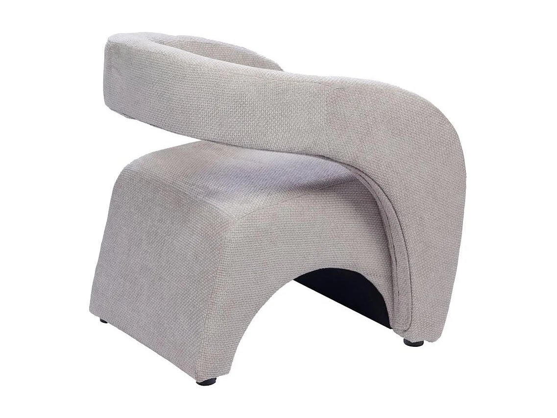Fauteuil Barney gris clair