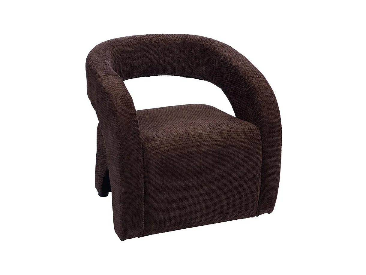 Fauteuil Barney marron