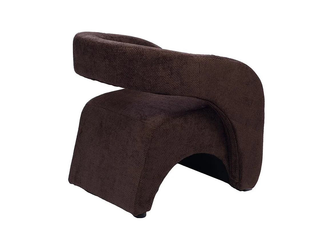 Fauteuil Barney marron