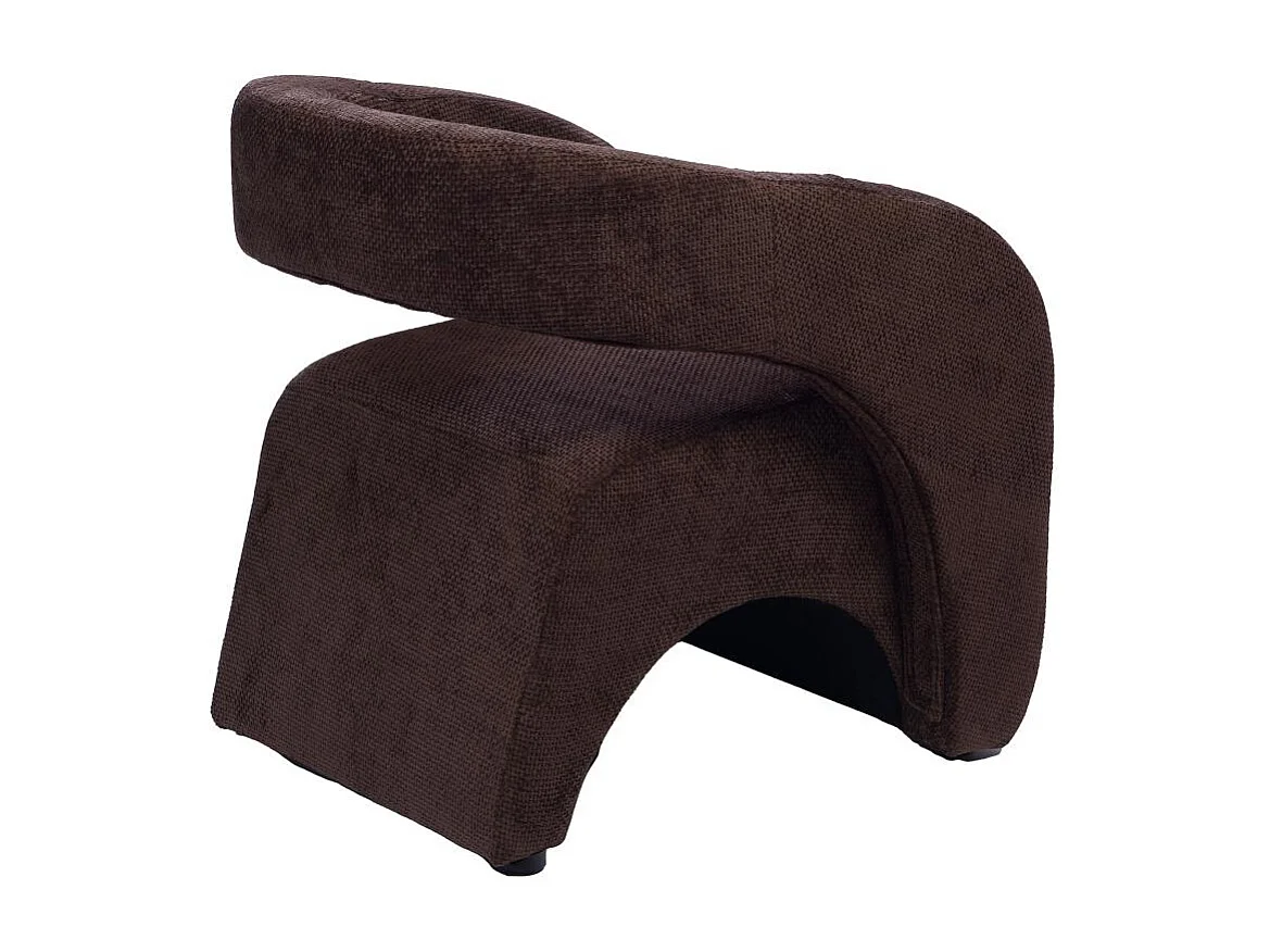 Fauteuil Barney marron
